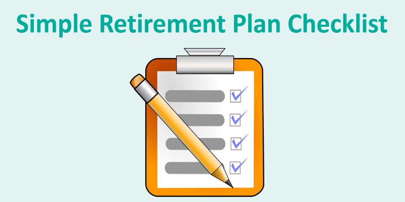 Simple Retirement Plan Checklist