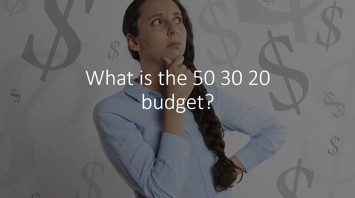 What is the 50 30 20 budget Method